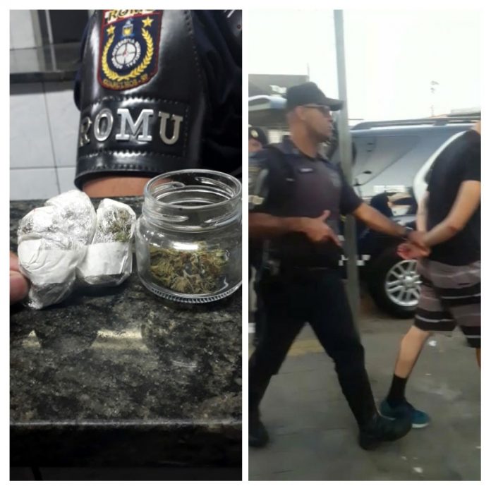 apreensão de drogas e individuo