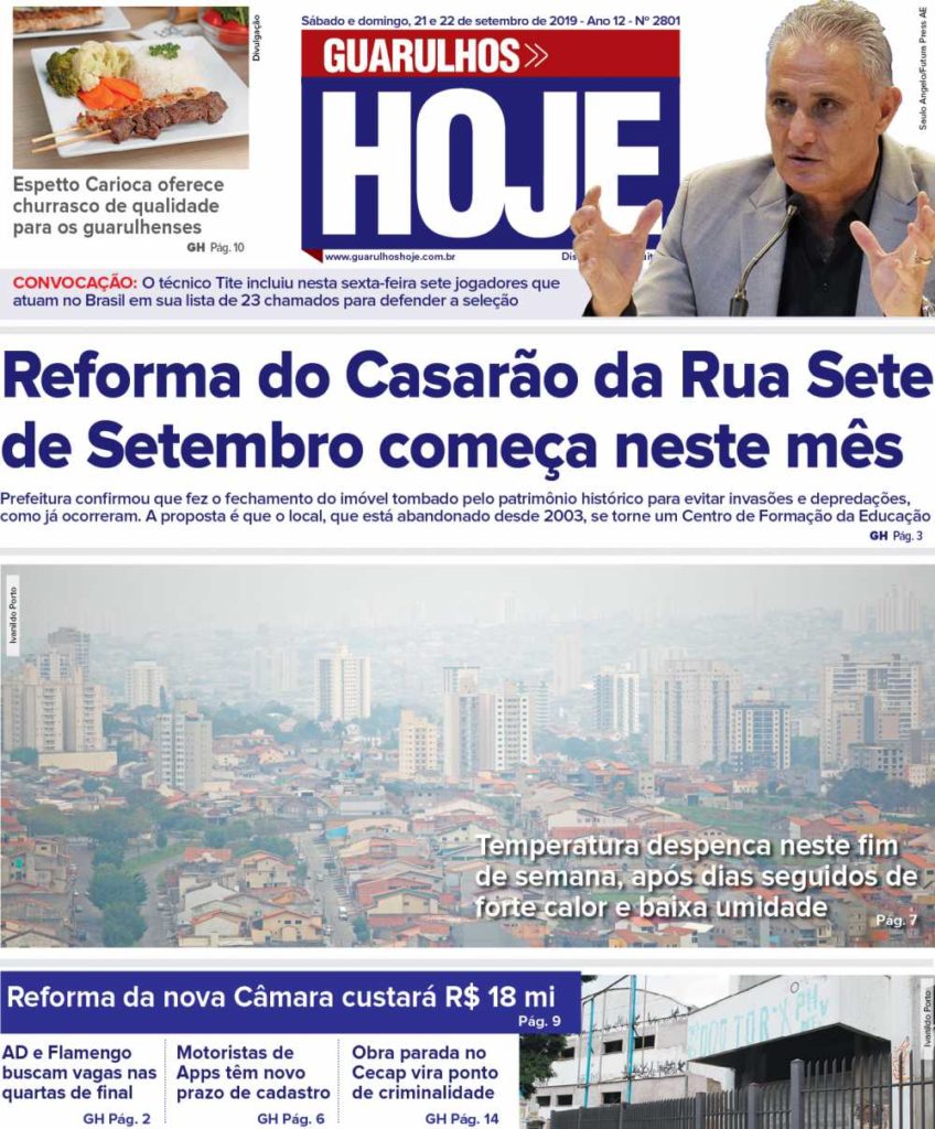 Guarulhos Hoje 2801 - 21 e 22 de setembro de 2019