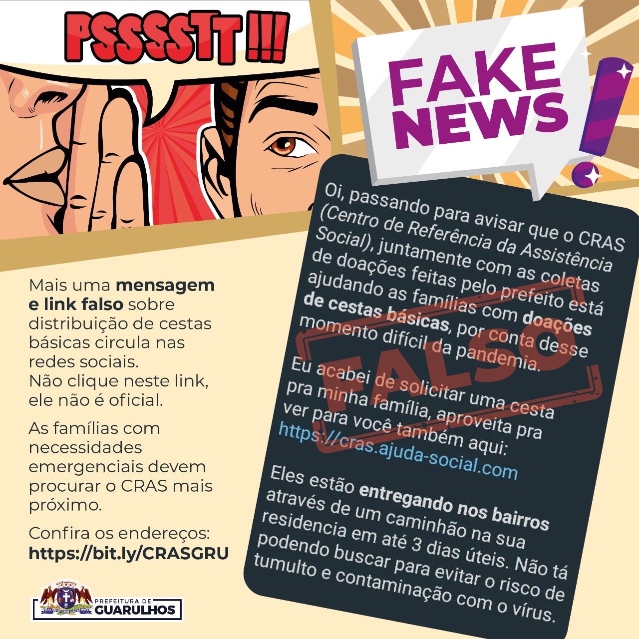 fake news cestas basicas