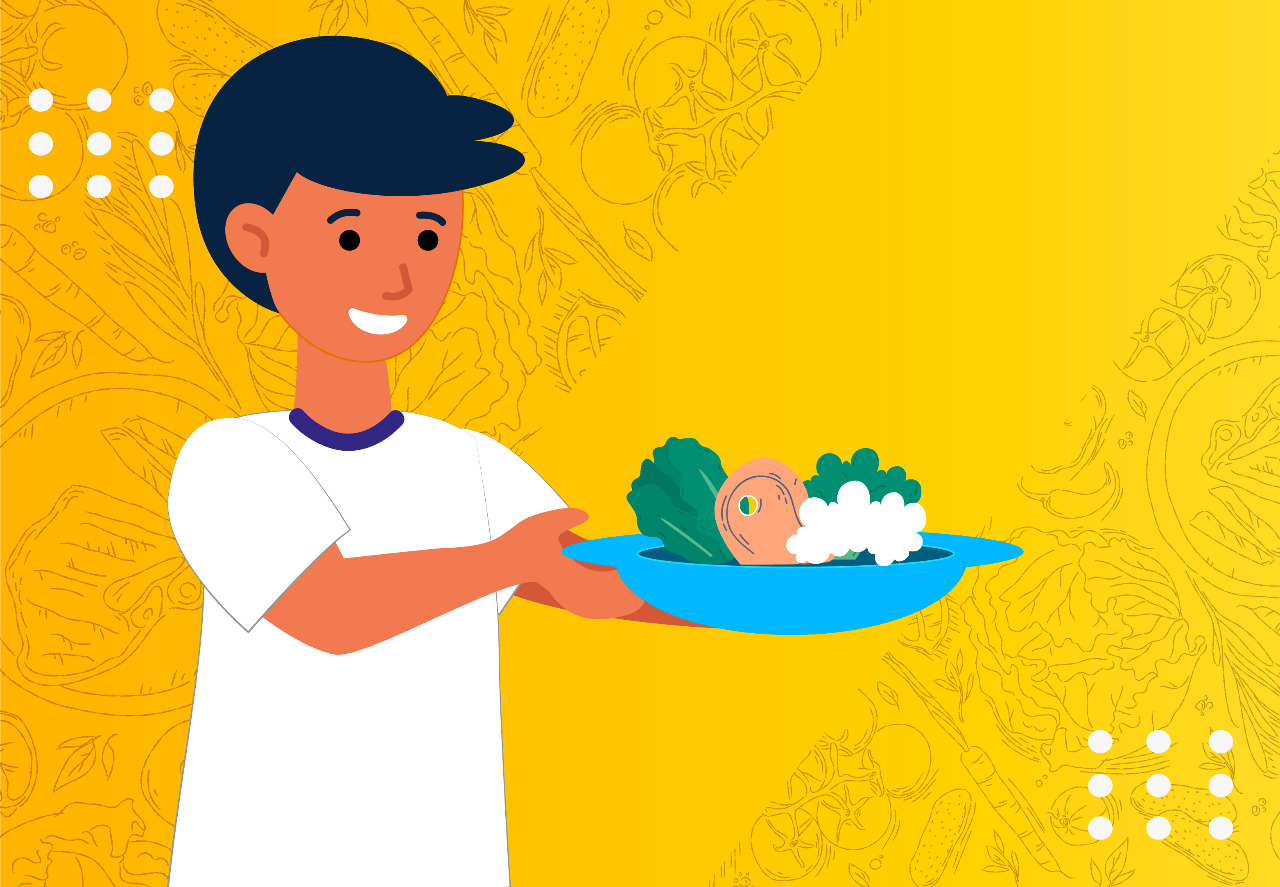 arte alimentação escolar