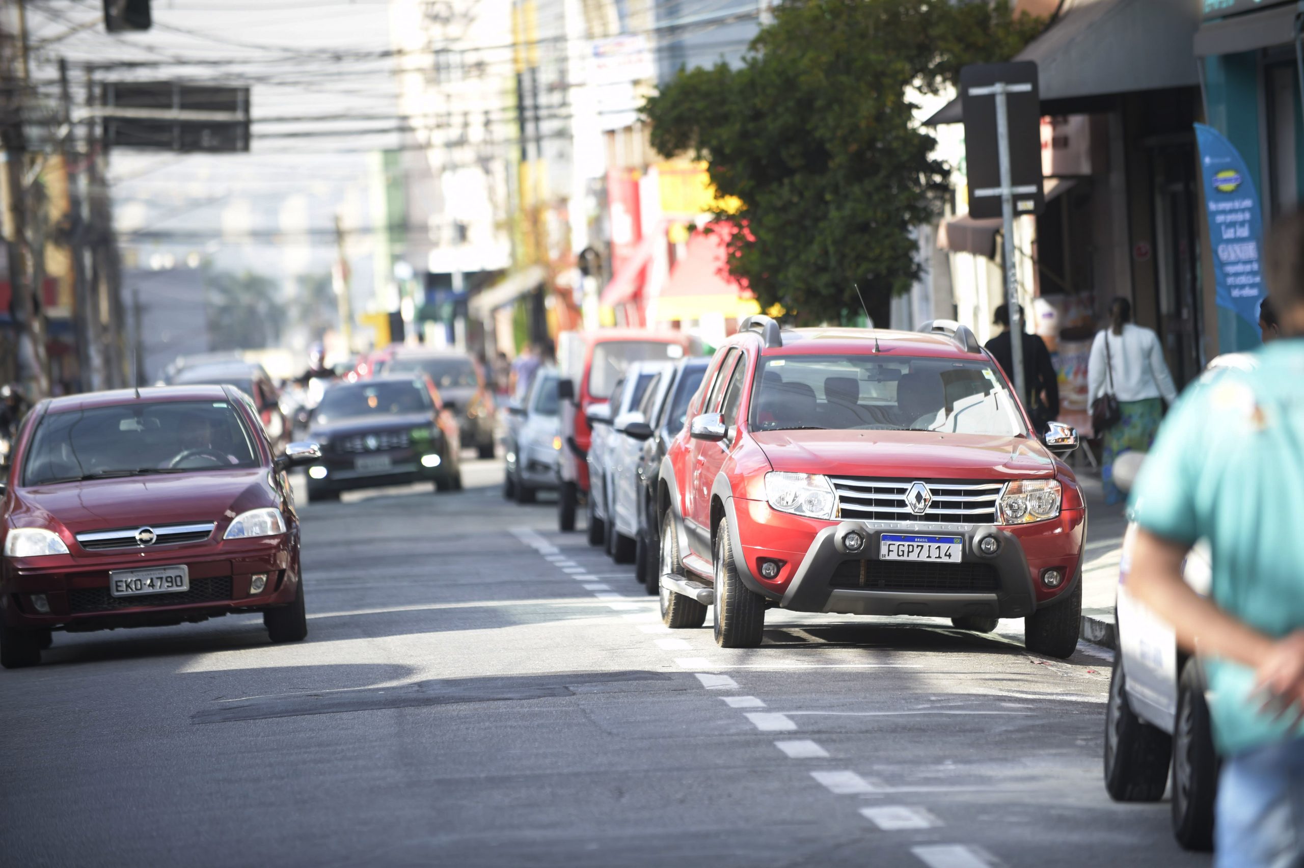 Assunto-Zona Azul - operação Rua Luiz Faccini_Foto Sidnei Barros 005