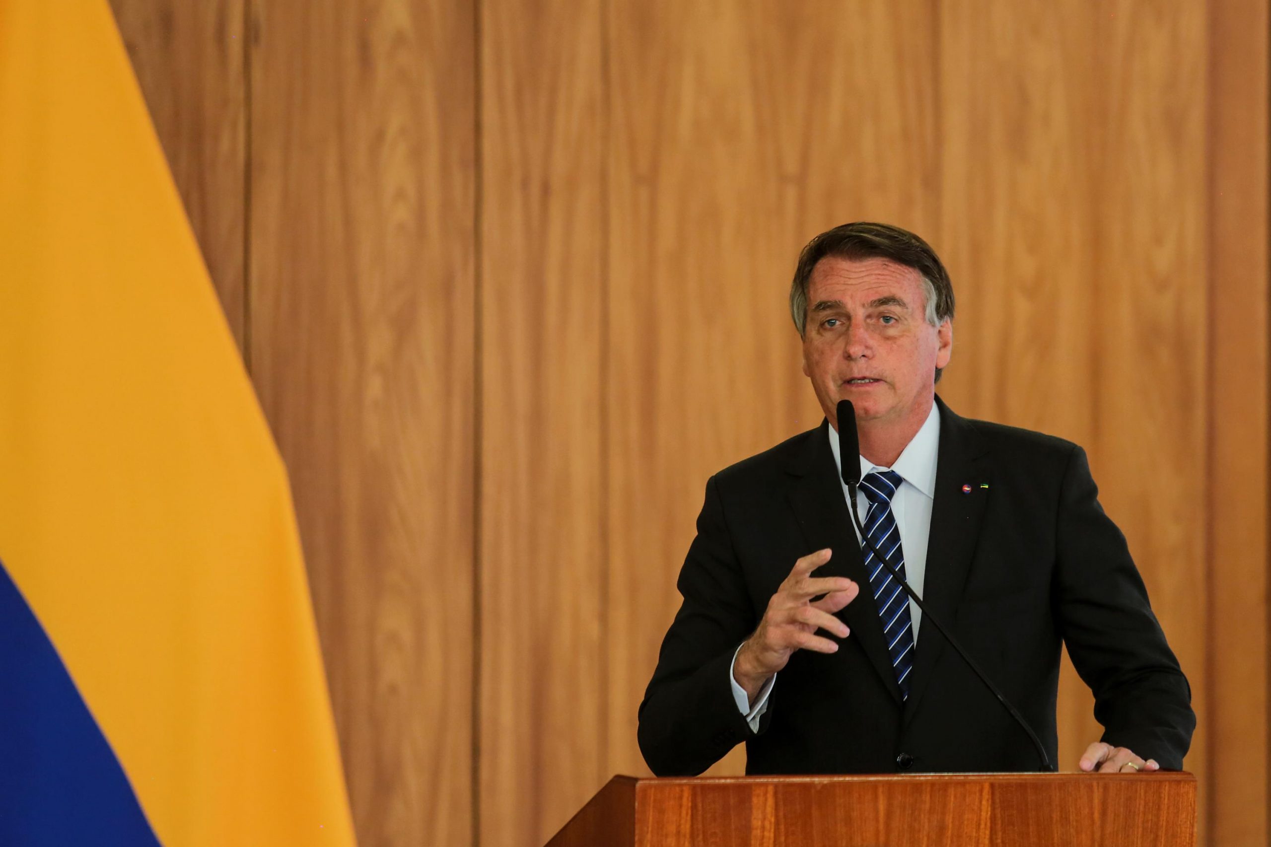 BOLSONARO RECEBE O PRESIDENTE DA COLÔMBIA, IVAN DUQUE MÁRQUEZ