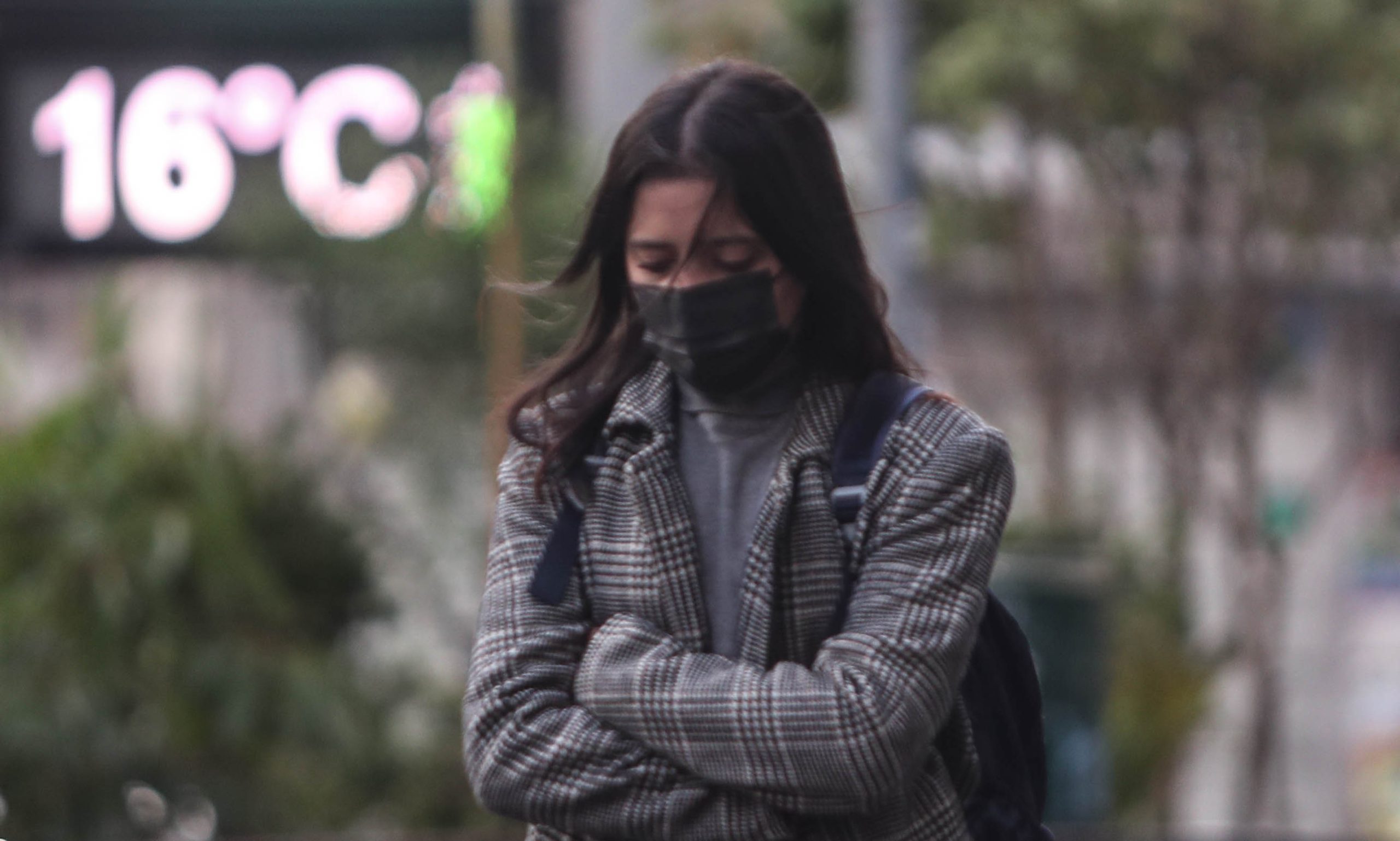 Manhã de frio na região da Avenida Paulista, em SP