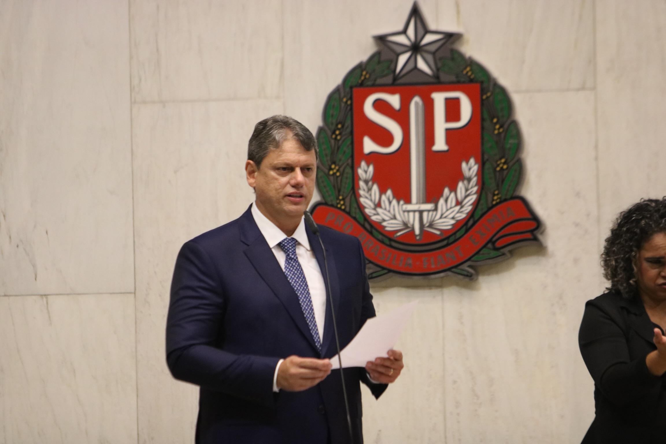 TARCÍSIO DE FREITAS CERIMÔNIA POSSE