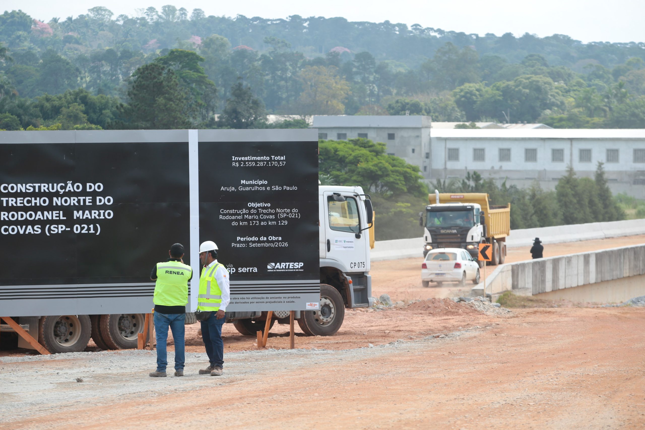 Obra do Rodoanel Norte será retomada após 6 anos