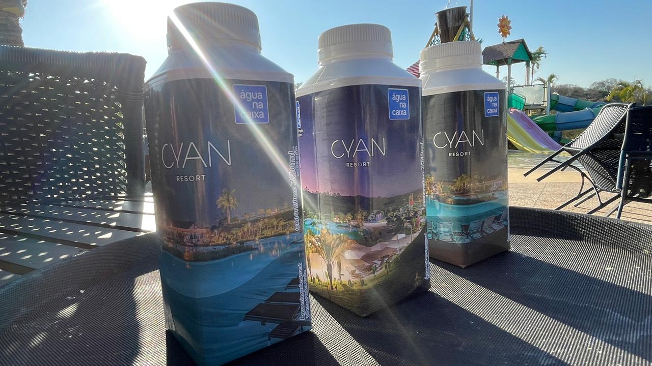 Garrafas Cyan Resort - foto crédito- Cyan Resort divulgação