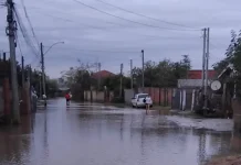 Chuvas fortes causam estragos no noroeste do Rio Grande do Sul