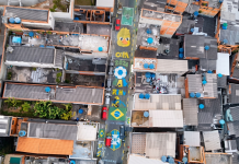 Guarulhos entra no clima da Copa do Mundo e moradores transformam ruas em cenários verde e amarelo