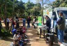 Crianças participam de corrida sustentável sobre destinação correta de resíduos no Zoo Municipal