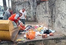 Prefeitura retira descarte irregular de ruas das regiões do Taboão e do Cocaia