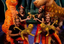 Espetáculo “Bichos do Brasil” transforma o Teatro Padre Bento em uma grande floresta tropical