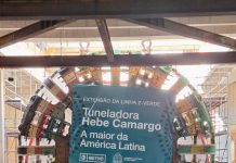 Metrô fica mais perto de Guarulhos com descida da roda de corte do segundo Tatuzão da Linha 2-Verde