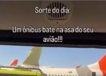Ônibus atinge asa de Boeing 737 da GOL durante embarque no Aeroporto de Guarulhos