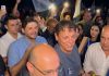 Tarcísio de Freitas, Lucas Sanches e André do Prado participam de evento no Espaço Inter