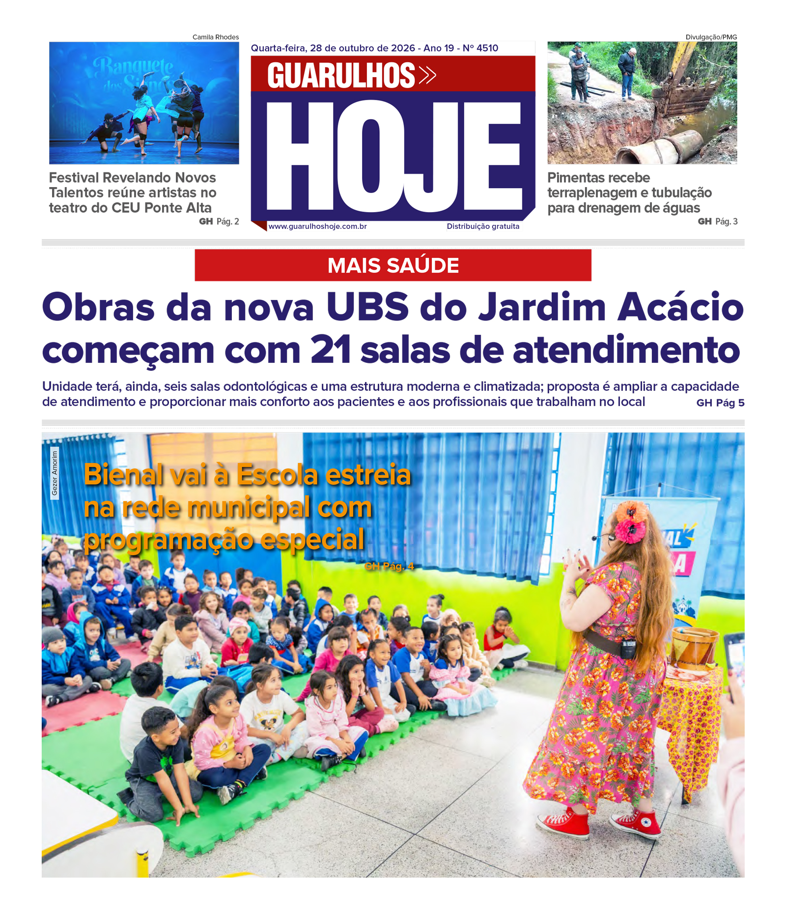 Região: Jornal Guarulhos Hoje – Ed. 4510 – 28/10/2026